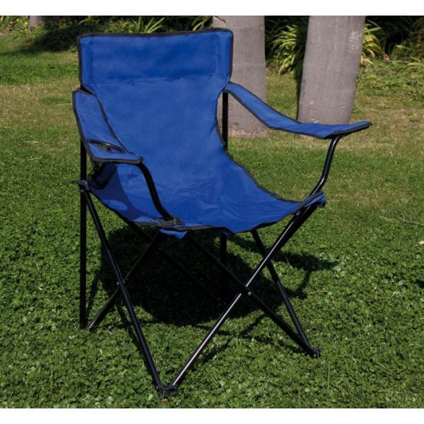 Sedia Camping Pieghevole Acciaio Papillon Blu