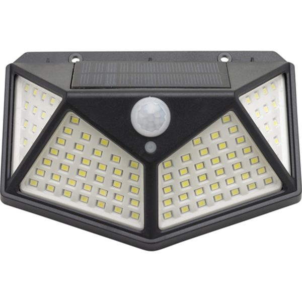 lampada solare con sensore crepuscolare/movimento 100 led maurer