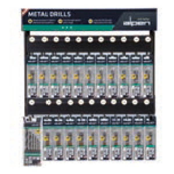 punte in espositore per metallo 