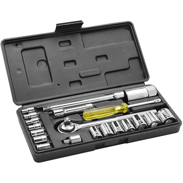 Bussole In Serie Maurer 21pz 1/4-3/8 - Cf. In Valigetta Pvc