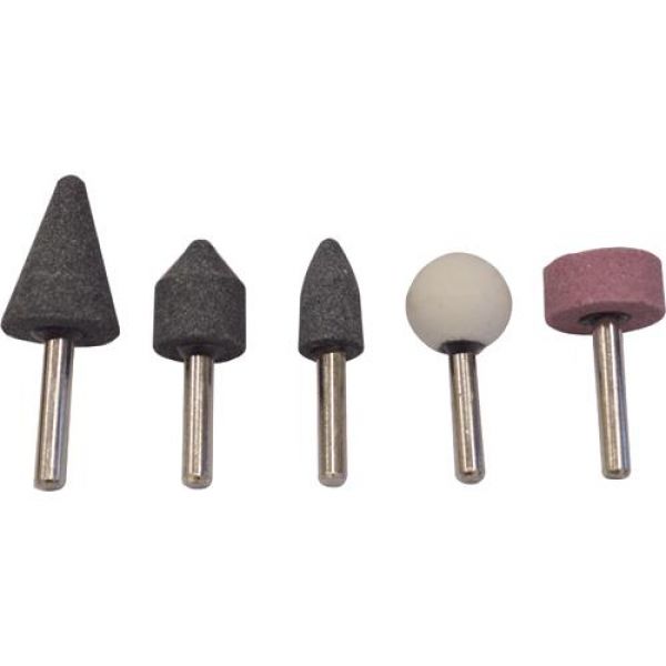 mole abrasive con gambo assortite in serie 5 pz. maurer