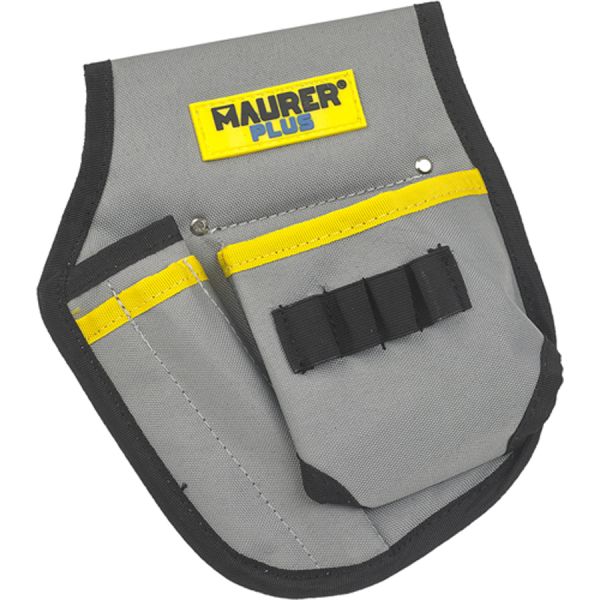 borsa portautensili poliestere 3 tasche+4 porta bits maurer plus