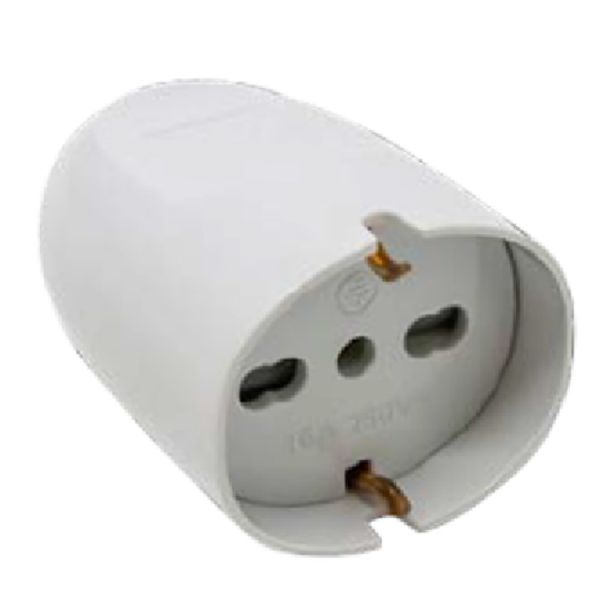 presa schuko bipasso 16a bianco maurer