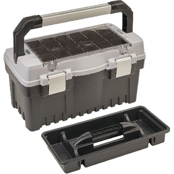 cassetta portautensili con manico in alluminio maurer plus