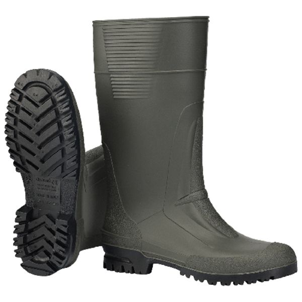 stivali in pvc verde a ginocchio ob e sra papillon