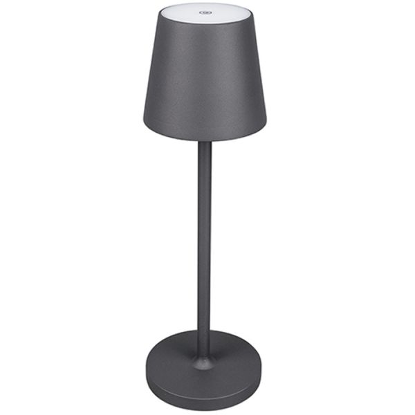 lampada da tavolo touch dimmerabile nera papillon