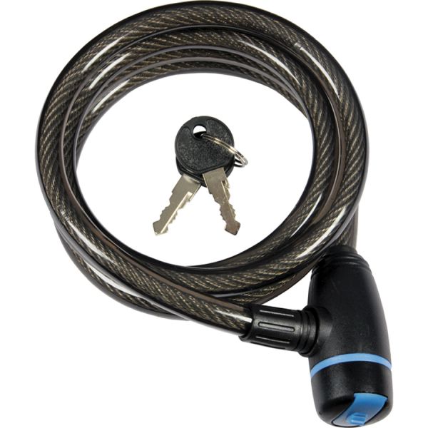 lucchetto per cicli a spirale ø12 mm. 150 cm. maurer