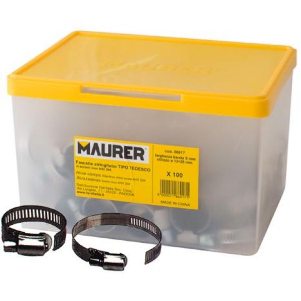 fascetta stringitubo acciaio inox maurer