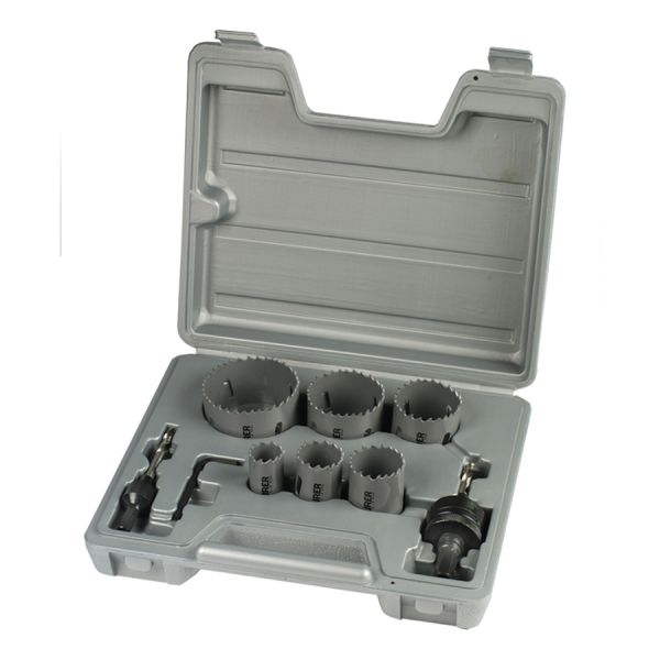 frese a tazza bimetalliche in kit 9 pz. maurer plus