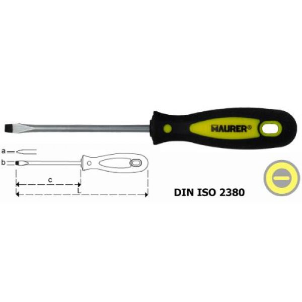 cacciavite a taglio per meccanici maurer