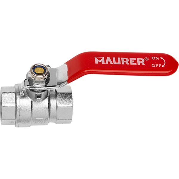 valvola a sfera con leva f-f maurer