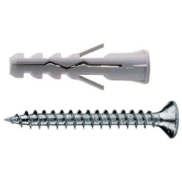 TASSELLO NYLON MAURER PLUS Ø 6 C/VITE E COLLARINO HTCB65MCV104