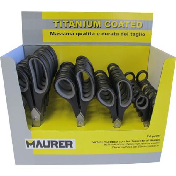 FORBICI MULTIUSO MAURER TITANIO ESP. 24PZ