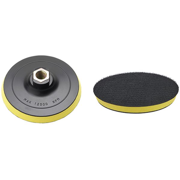 platorello per smerigliatrice in polipropilene con velcro maurer