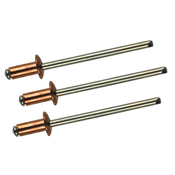 rivetti rame in blister 2,9 mm. maurer