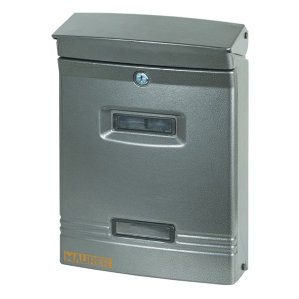 CASSETTA POSTALE MAURER PONY ANTRACITE 26X38X11HCM