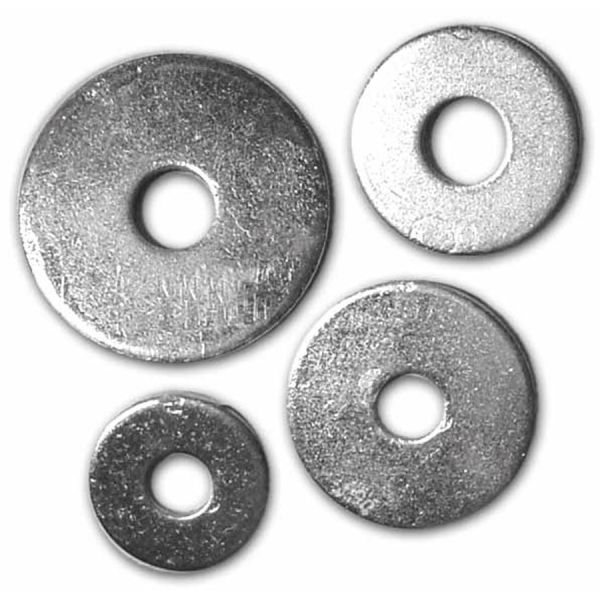rondelle piane larghe zincate