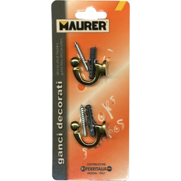 GANCI X EMBRASSE ORO 30MM MAURER BL.2PZ