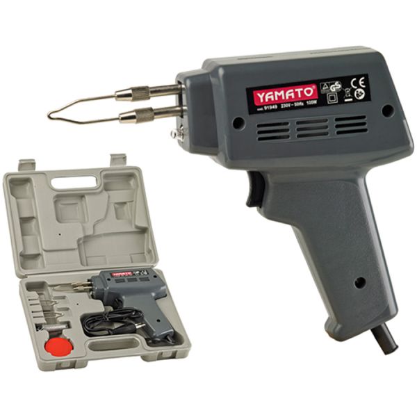 saldatore elettrico a pistola in valigetta yamato - (s)