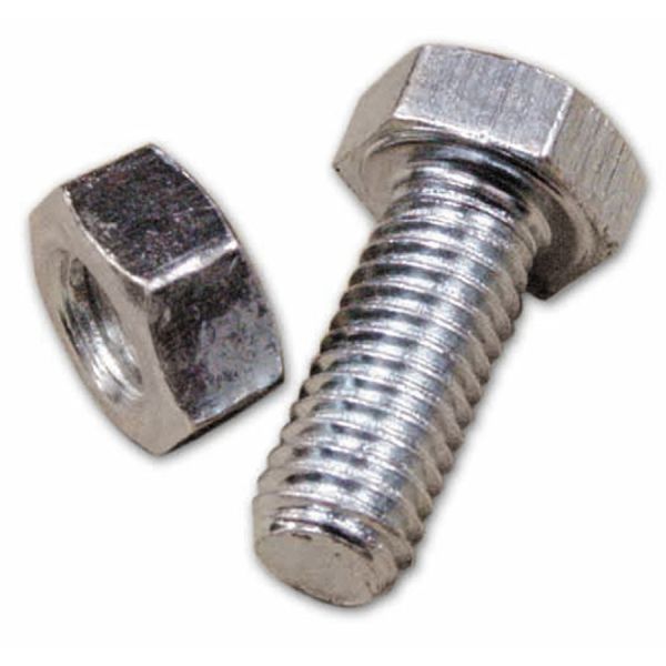 bulloni per scaffali zincati classe 4.8 te 8 mm. con dado