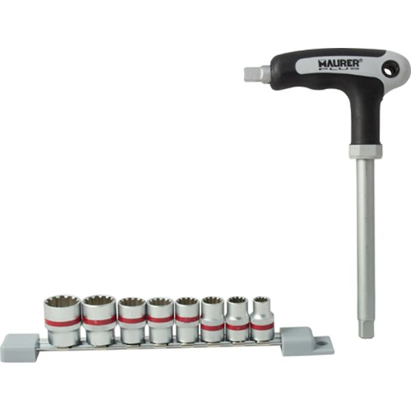 bussole in serie 9 pz. 8÷19 mm. maurer plus