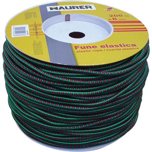 Fune Elastica In Bobina Maurer Mm.8 200 Mt.