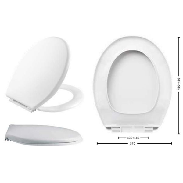 SEDILE WC BAGNO ABS BIANCO MAURER