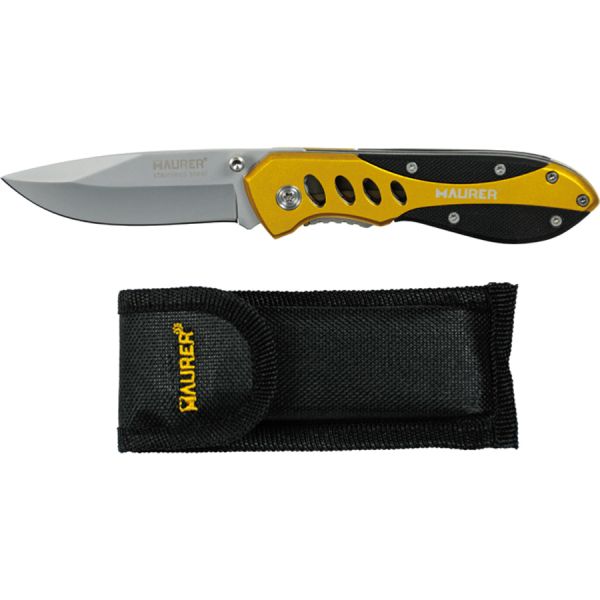 coltello serramanico lama inox 18,5 cm. maurer