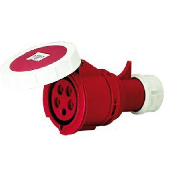 presa mobile industriale 3p+n+t ip 67 rossa maurer plus