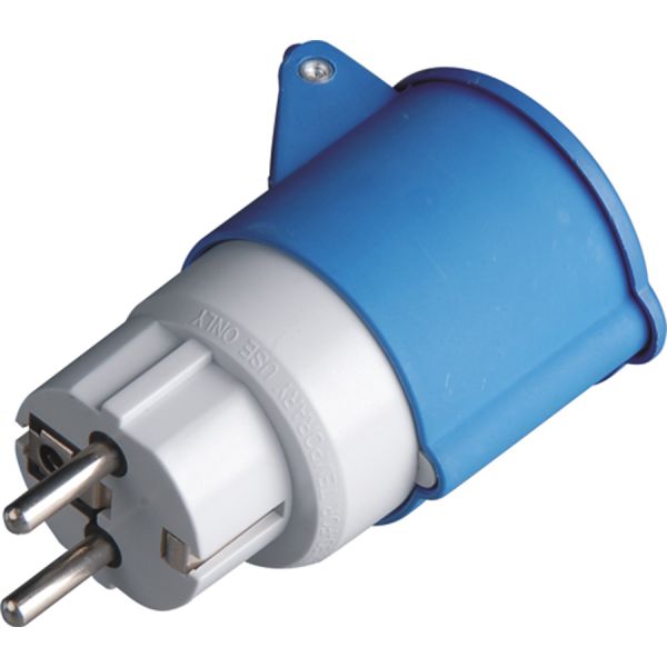 adattatore industriale spina schuko+presa maurer plus