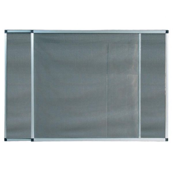 ZANZARIERA TELAIO ESTENSIBILE GRIGIO 50X 75CM MAURER FIBRA