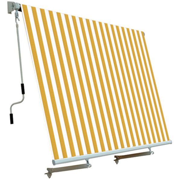 tenda da sole a caduta bianco-giallo maurer