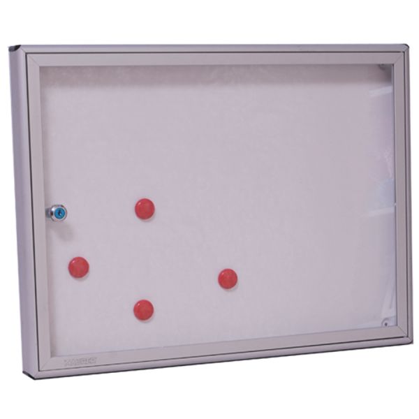 bacheca avvisi in alluminio silver maurer