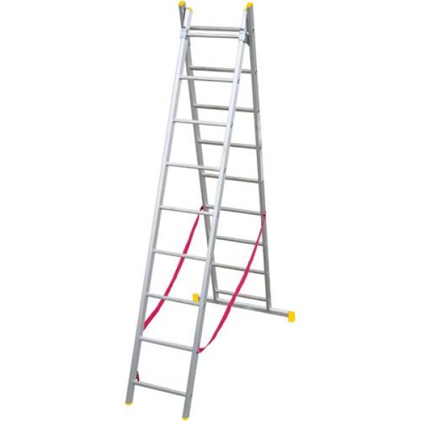 Scala Industriale Alluminio Bivalente 2x 9gr Maurer