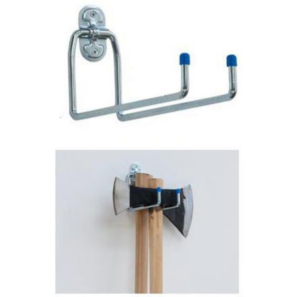 GANCIO MULTIUSO A PARETE DOPPIO U 18CM MAURER  ACC.ZINC.