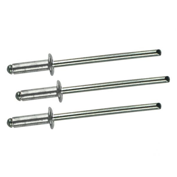 rivetti alluminio in scatola 4,0 mm. testa larga maurer