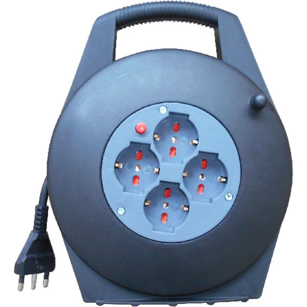 avvolgicavo elettrico domestico 8 mt. maurer