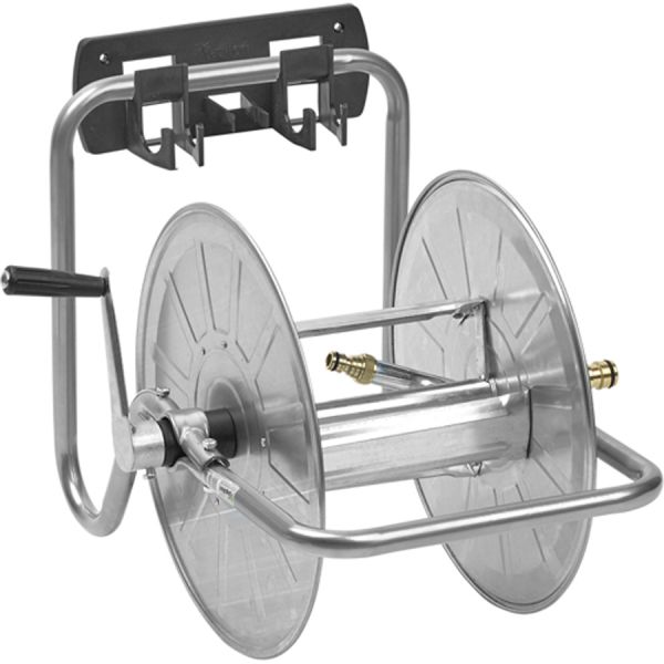 avvolgitubo in metallo zincato a muro papillon