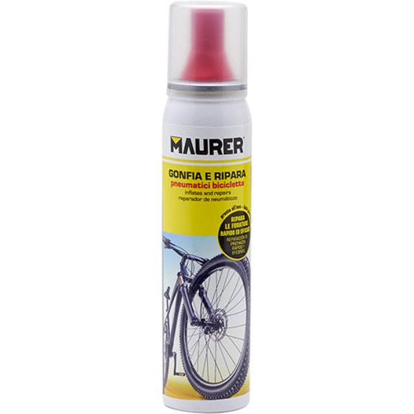 gonfia e ripara gomme per cicli spray maurer