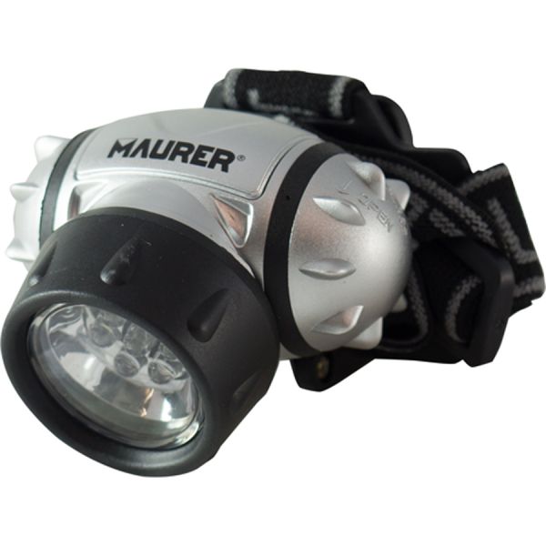 torcia a batteria in abs da testa maurer