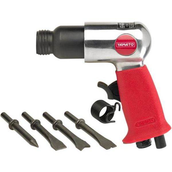 scalpellatore pneumatico con 4 scalpelli yamato