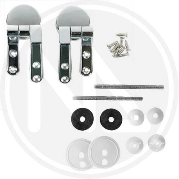 CERNIERE E FISSAGGIO IN KIT X SEDILE WC MAURER X  COD.92986/7/8