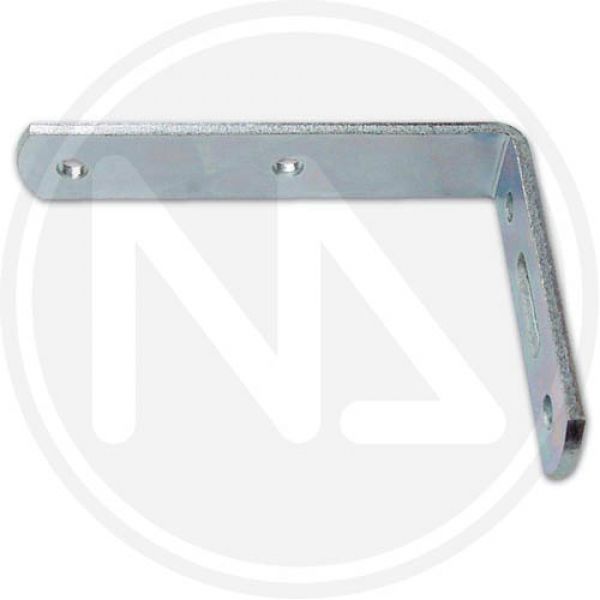 mensola a piattina in acciaio zincocromato