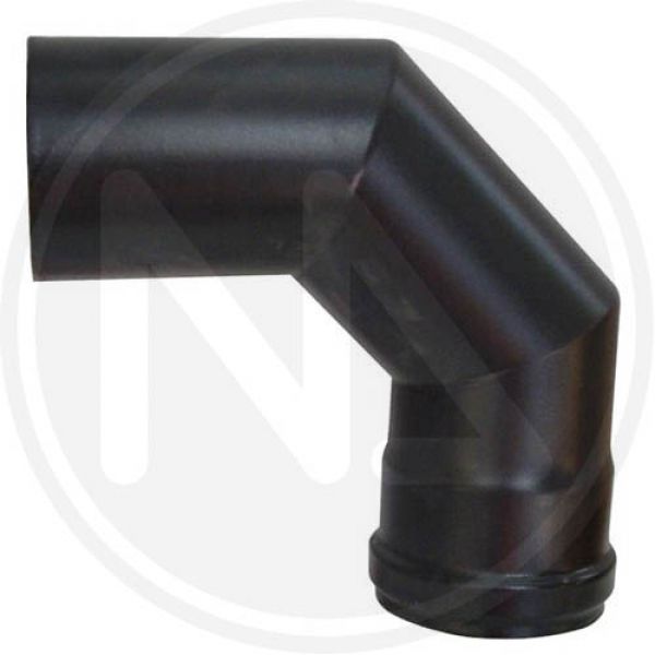 gomito 90° per tubo stufa pellet con guarnizione