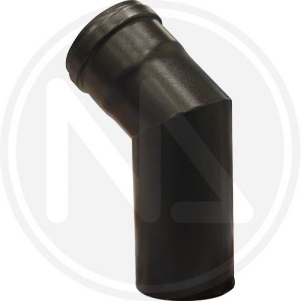gomito 45° per tubo stufa pellet con guarnizione