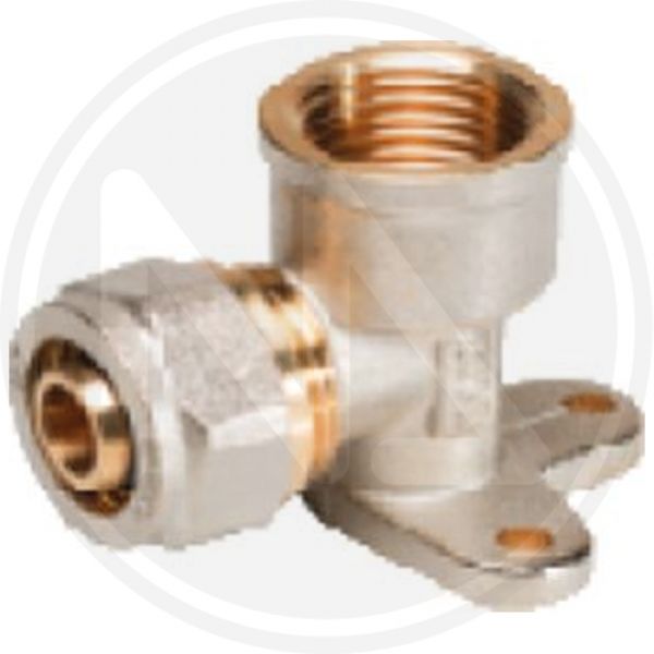 raccordo multistrato curvo con flangia art. 392/i