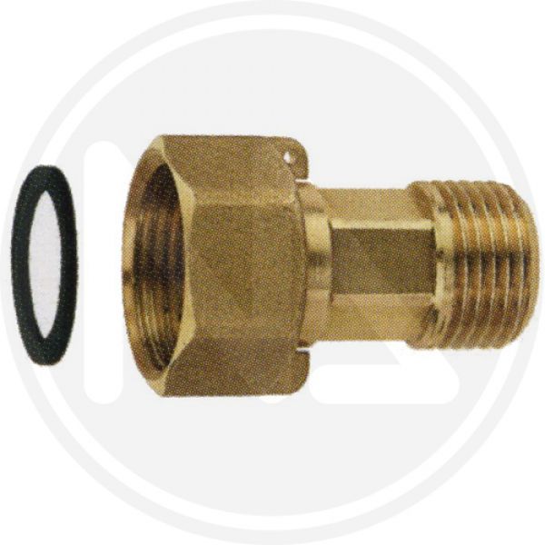 raccordo in ottone per contatore acqua art. 96