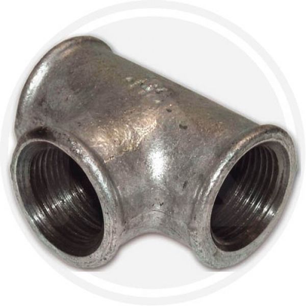 raccordo a t f-f-f in ghisa