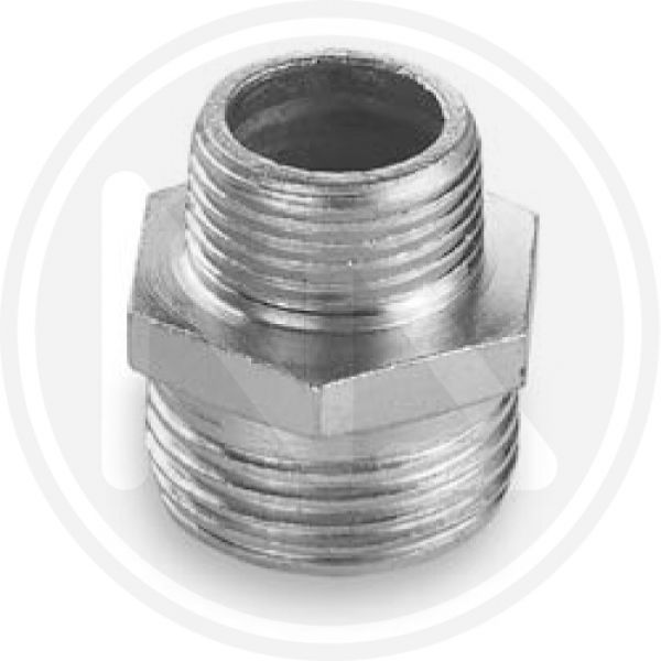 raccordo a nipplo ridotto in acciaio zincato