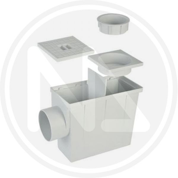 pozzetto pluviale con raccordi